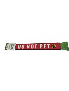 Multipet Meijer Do Not Pet Dog Leash Wrap Double-Sided Sign Awareness Sleeve Red